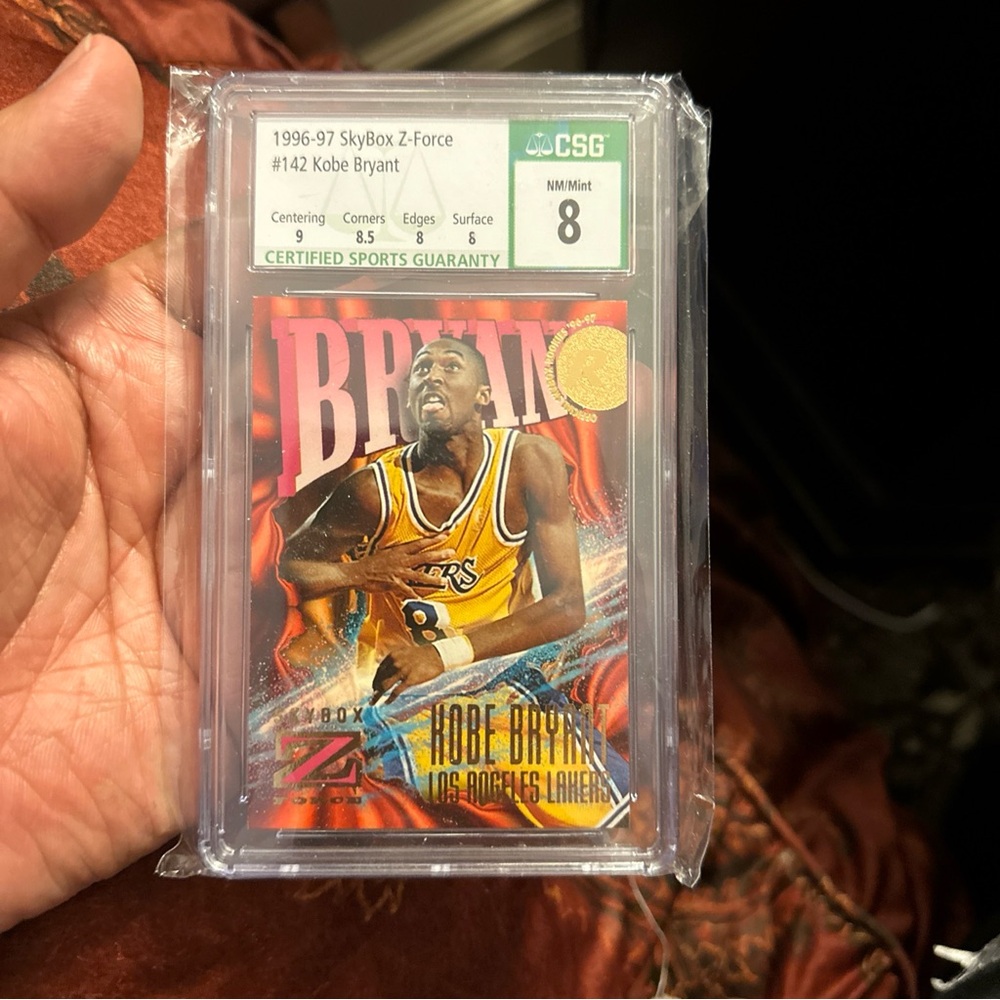 Z-Force Basketball Card - Kobe Bryant Rookie card.